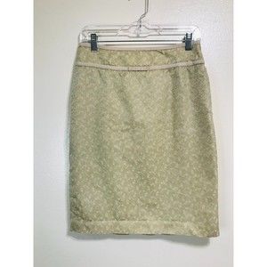 Ann Taylor Silk Blend Tapestry Design Pencil Skirt, Size 6